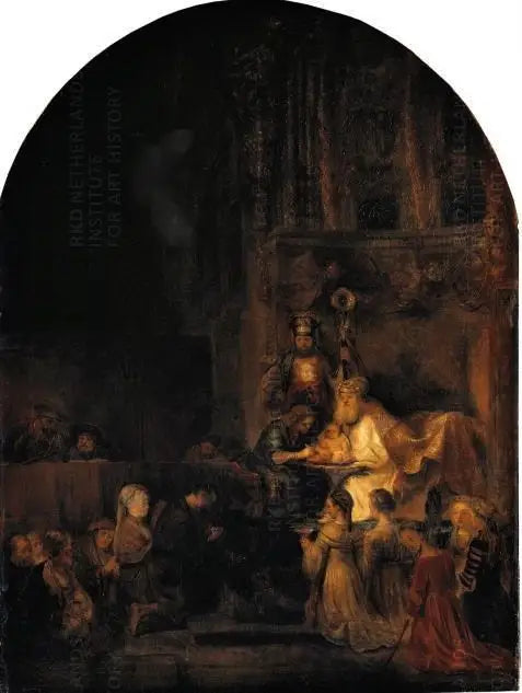 Omskæring, kopi af en del af serien Passion for Frederik Hendrik - Rembrandt