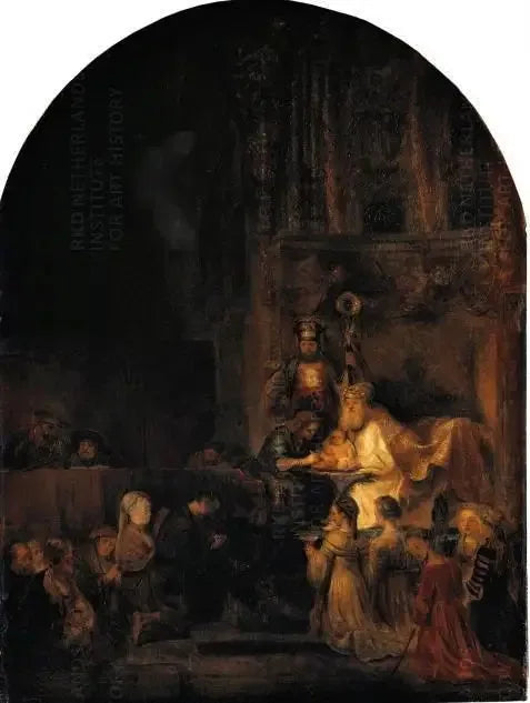 Omskæring, kopi af en del af serien Passion for Frederik Hendrik - Rembrandt