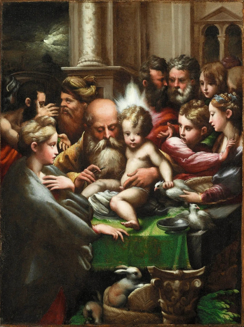 Jesu' omskæring - Parmigianino