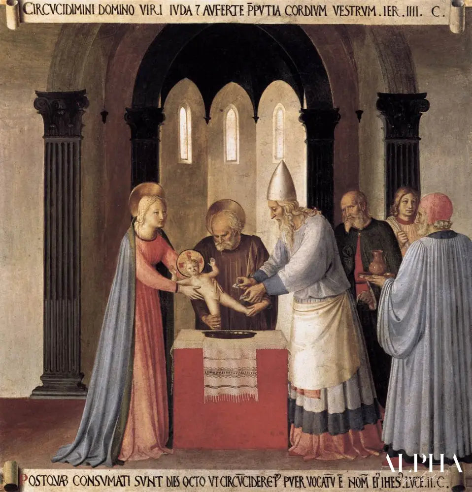 Circoncision - Fra Angelico - Reproductions de tableaux et peintures haut de gamme