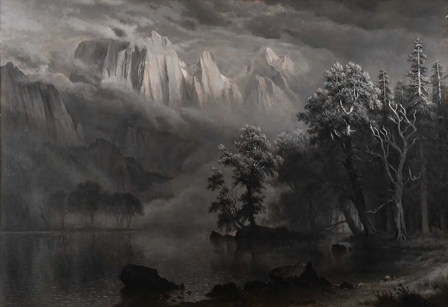Måneskin over Yosemite - Albert Bierstadt