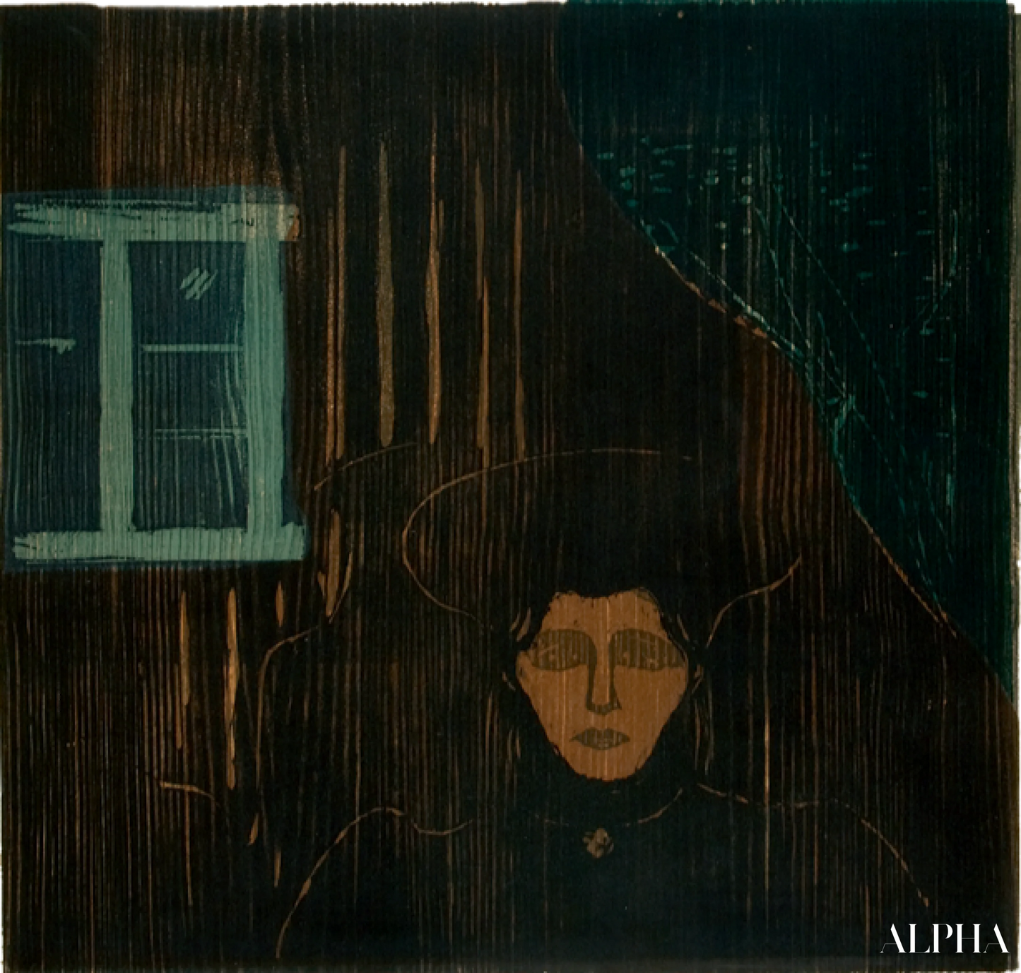 Reproduction du tableau « Clair de lune - Edvard Munch » par Alpha Reproduction en peinture à l’huile