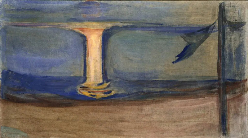 Måneskin over havet (Frise Reinhardt) - Edvard Munch