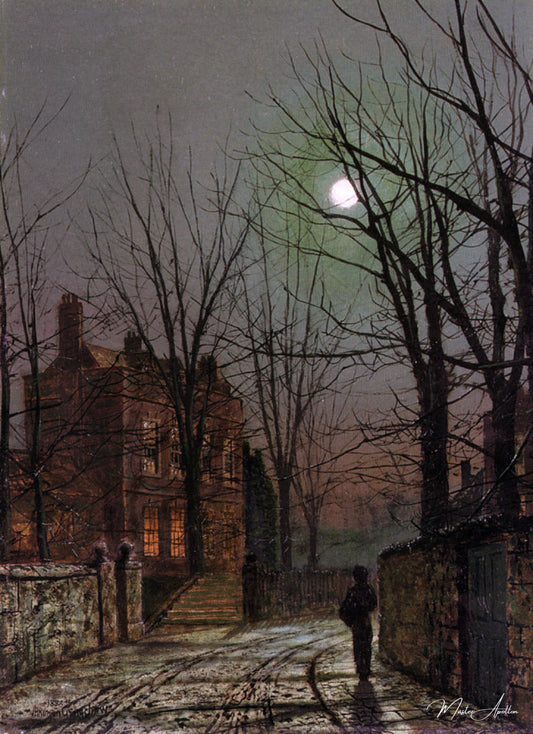 Clair de lune - John atkinson grimshaw - Reproductions de tableaux et peintures haut de gamme