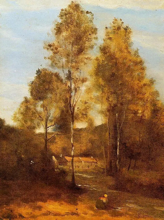 Clairère du Bois Pierre, aux Évaux près de Château-Thierry - Jean-Baptiste Camille Corot