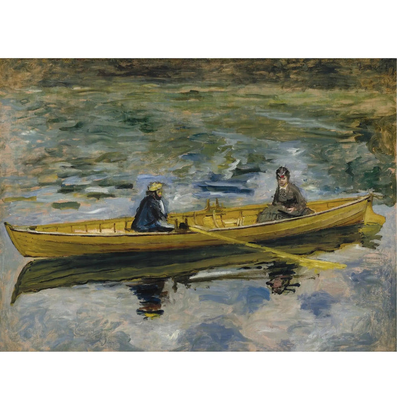 Claude Monet og fru Henriot - Pierre-Auguste Renoir