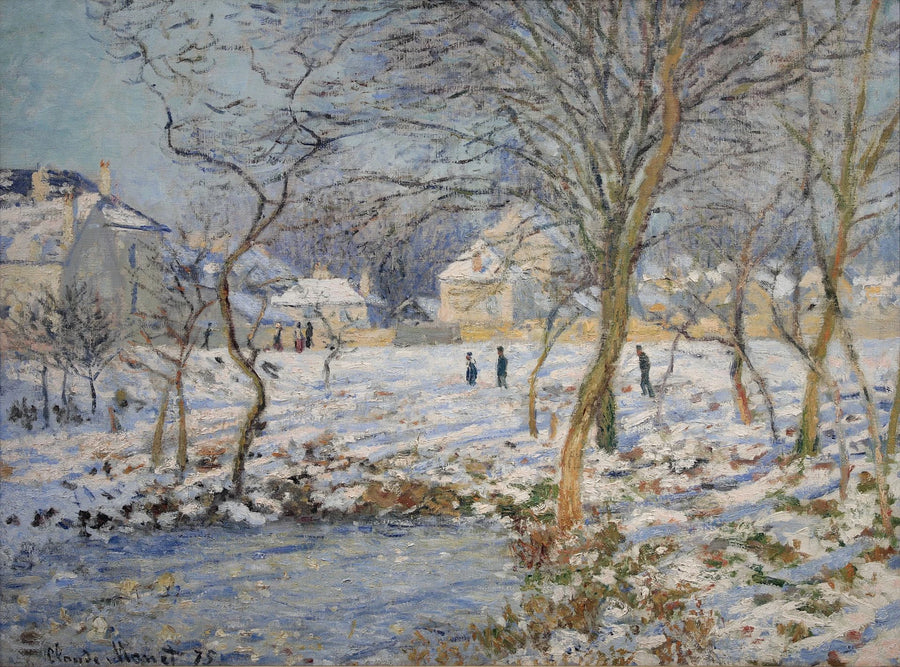 Søen, sneens effekt - Claude Monet