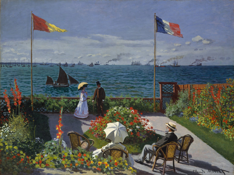 Terrasse i Sainte-Adresse W95 - Claude Monet
