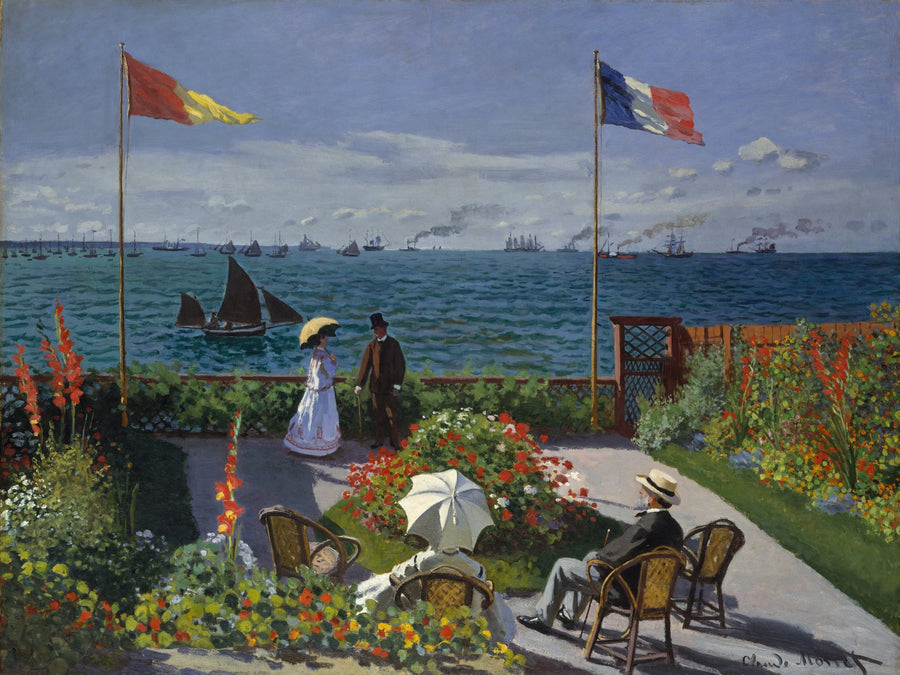 Terrasse i Sainte-Adresse - Claude Monet
