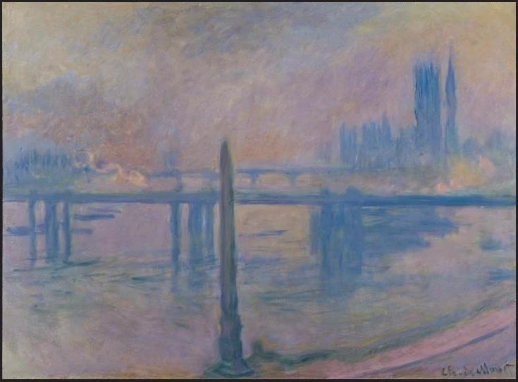 L’Aiguille de Cléopâtre et Charing Cross Bridge de Monet, 1899 – Le Caire W1543