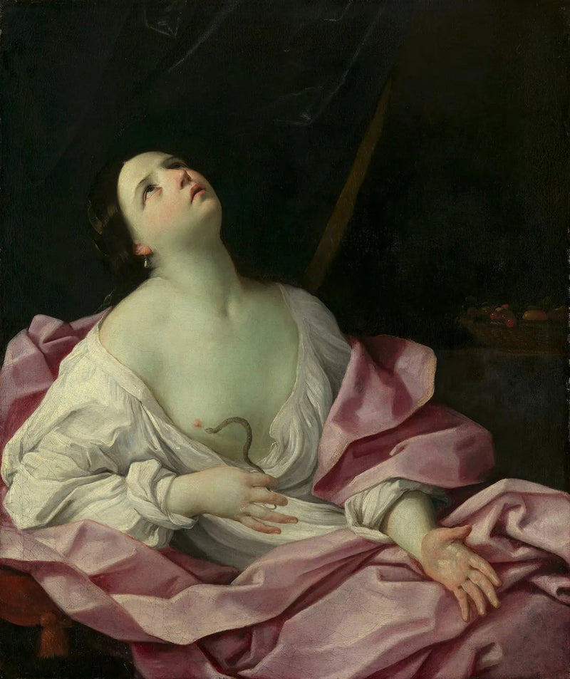 Cléopâtre og aspiken - Guido Reni