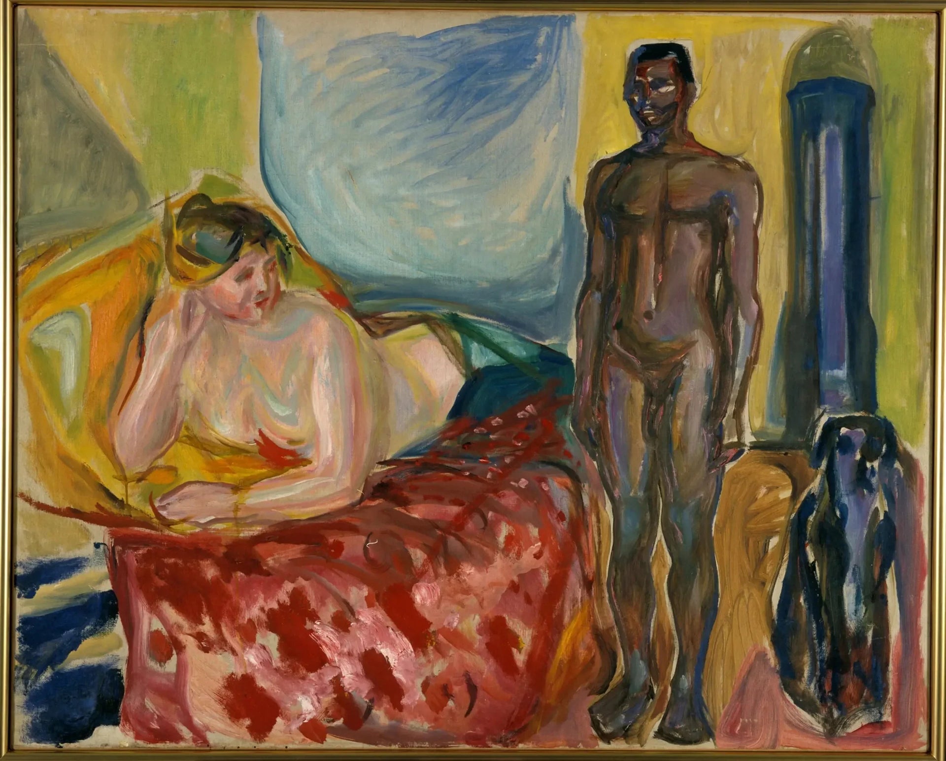 Cléopâtre et l'Esclave - Edvard Munch image 1 reproduction de peinture à l’huile