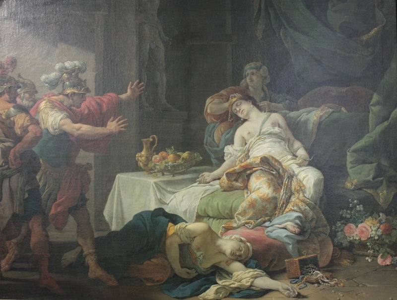 Kleopatra udåndende - Louis Jean François Lagrenée
