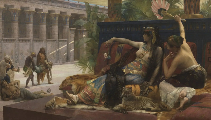 Cléopâtre pålægger giftstoffer på dødsdømte - Alexandre Cabanel