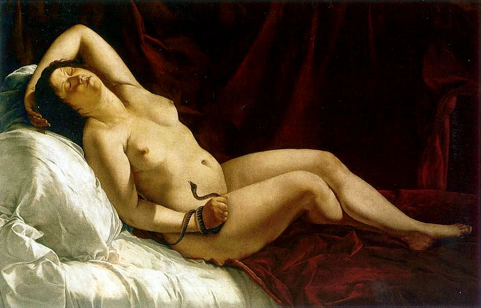 Cléopâtre - Orazio Gentileschi - Alpha Reproduction