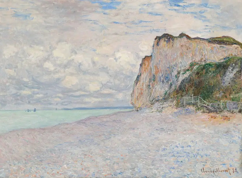 Klipper nær Dieppe - Claude Monet