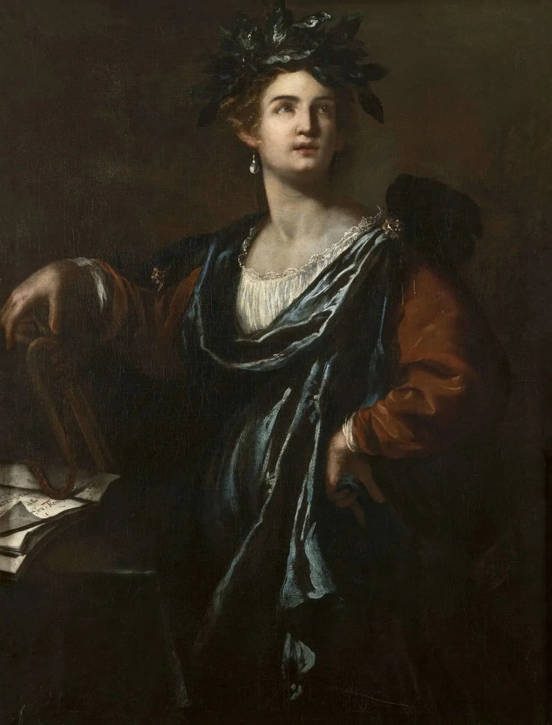 Clio, historiens muse - Artemisia Gentileschi