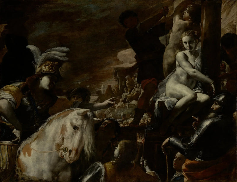 Clorinda Sauvant Sofronia og Olindo - Mattia Preti