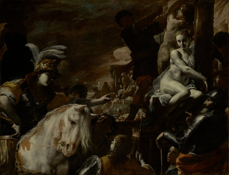 Clorinda Sauvant Sofronia og Olindo - Mattia Preti