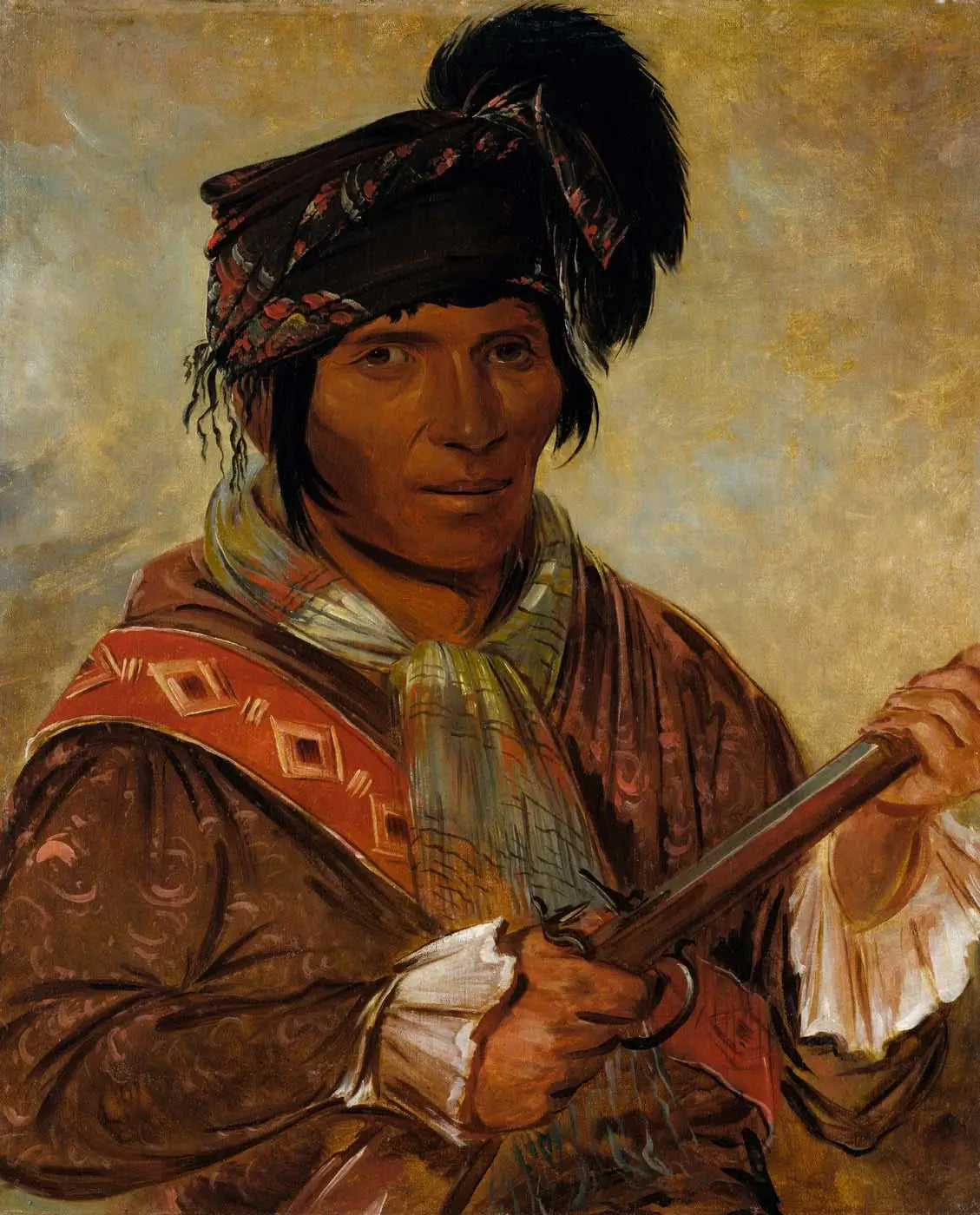 Co-ee-há-jo un chef - George Catlin - Alpha Reproduction