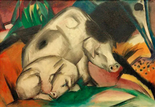 Svin - Franz Marc