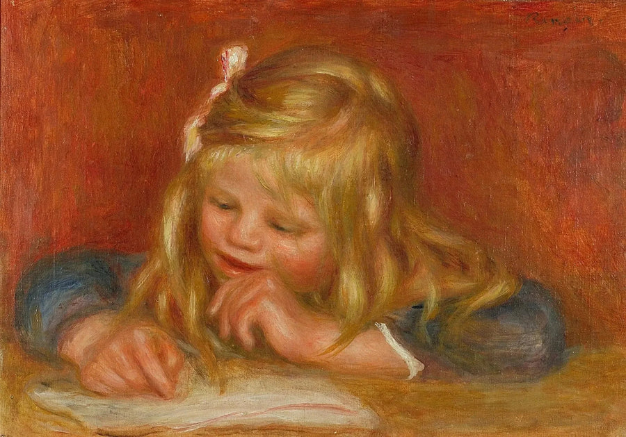 Coco læser - Pierre-Auguste Renoir