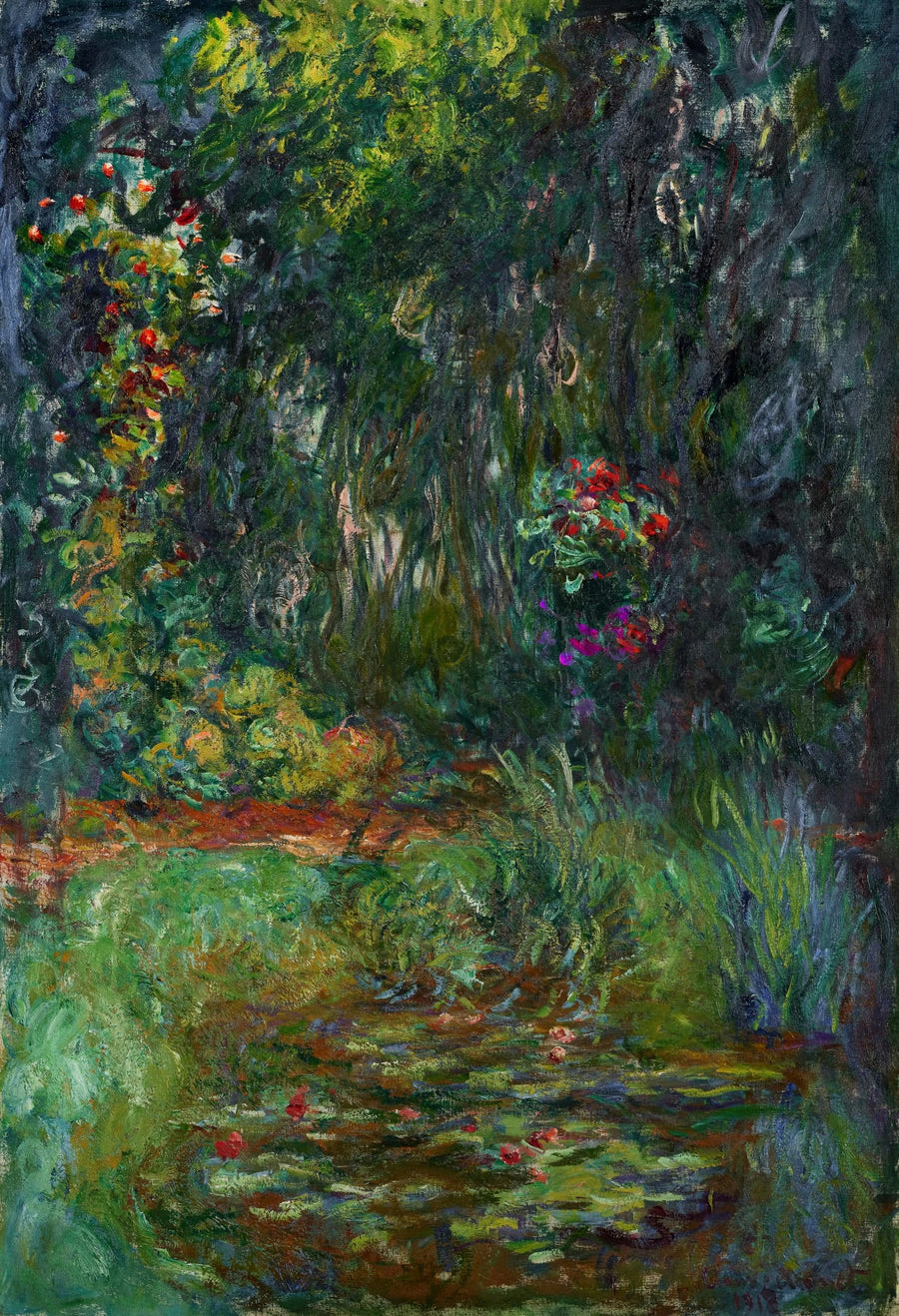 Nymfeøernes Bassinkrog - Claude Monet