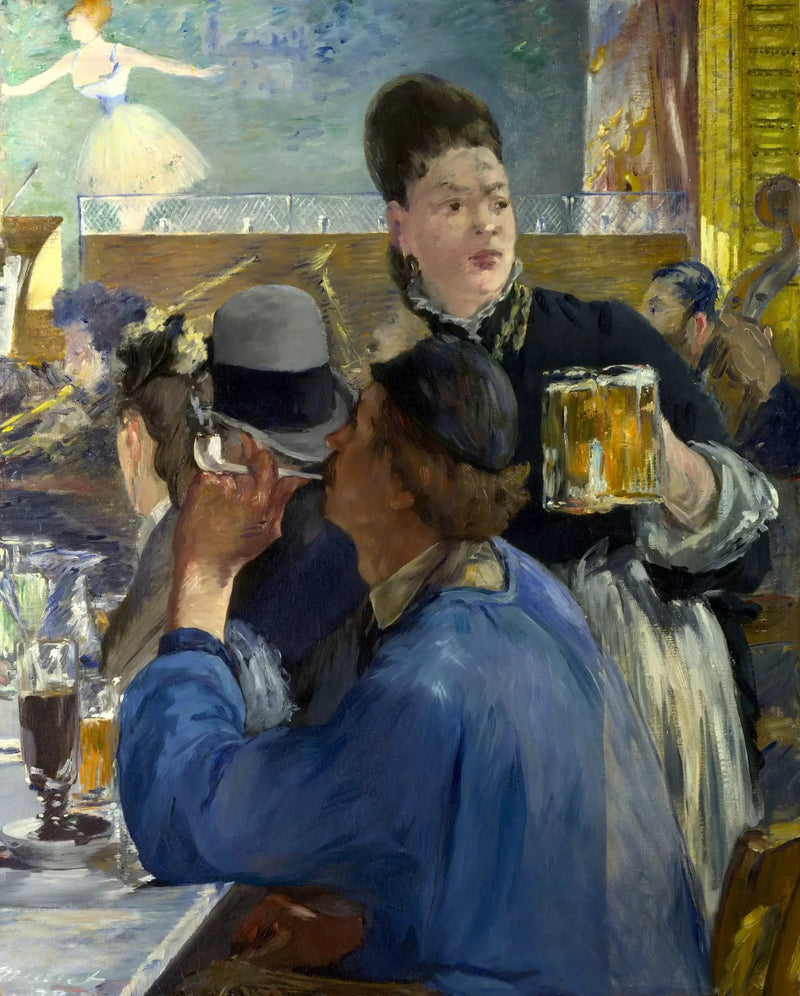 Café-concert hjørne - Édouard Manet