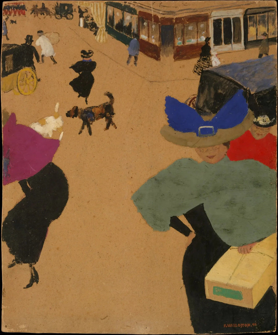 Gadehjørne i Paris - Félix Vallotton