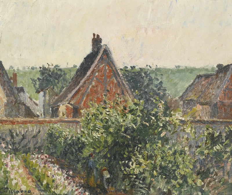 Havehjørnet i Eragny. - Camille Pissarro