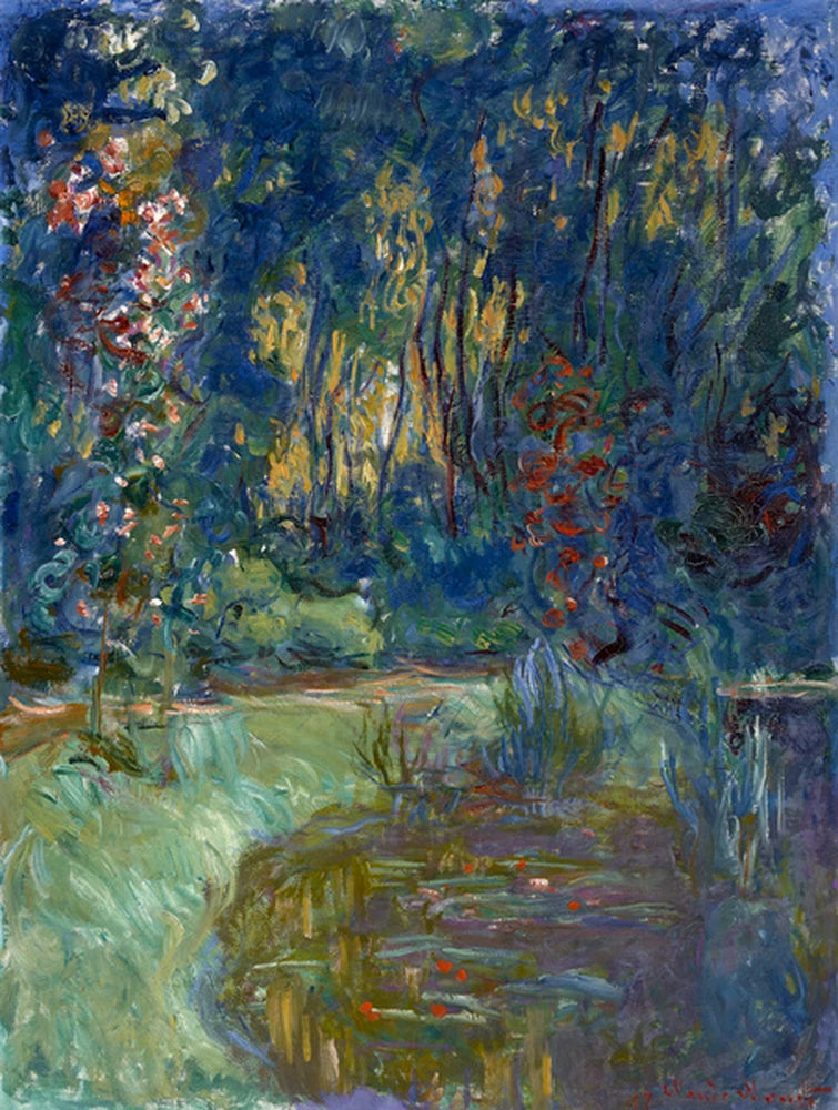 Pondhjørne i Giverny - Claude Monet