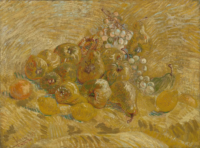 Kvæder, citroner, pærer og druer - Vincent van Gogh