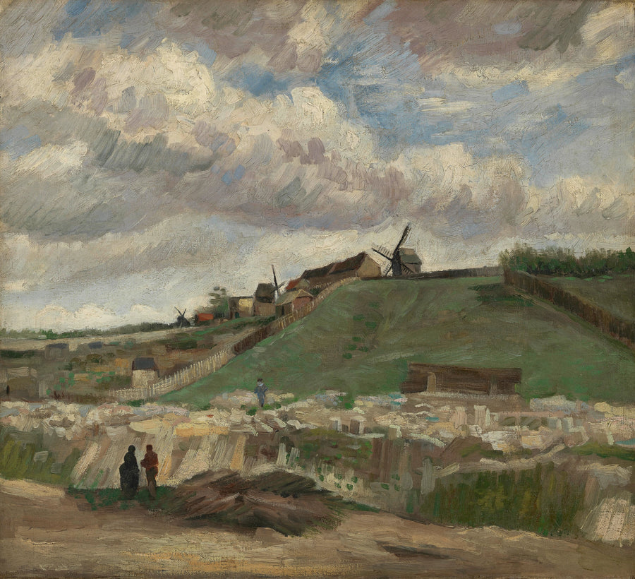 Montmartre-bakken med stenbruddet - Vincent van Gogh
