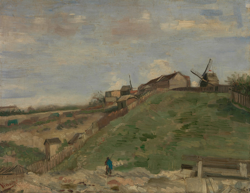 Montmartre-bakken med stenbruddet - Vincent van Gogh