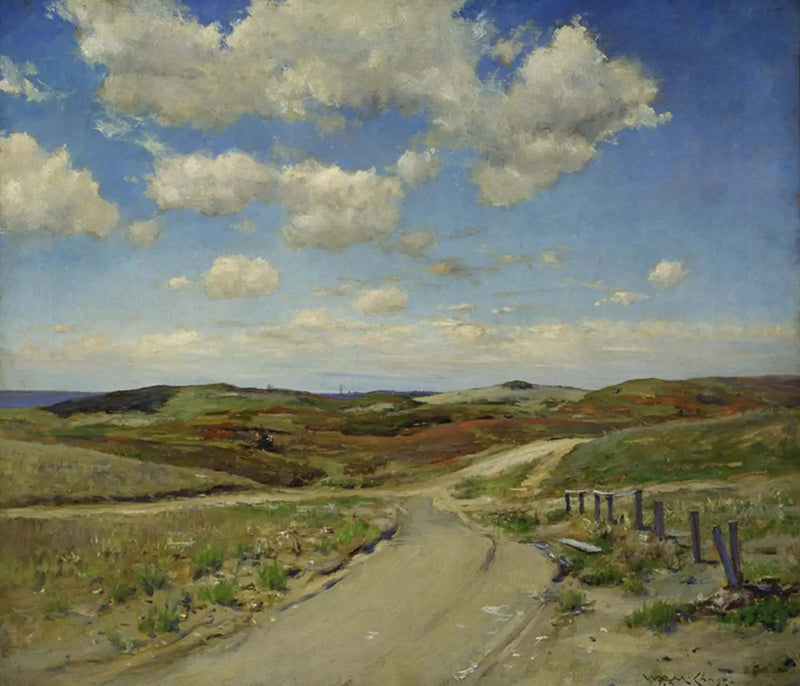 Shinnecock-bakkerne - William Merritt Chase