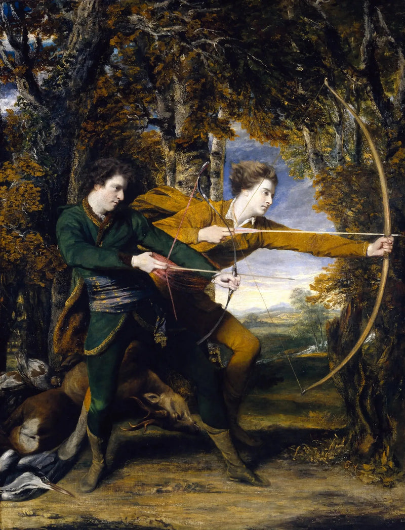 Colonel Acland og Lord Sydney: Archers - Joshua Reynolds