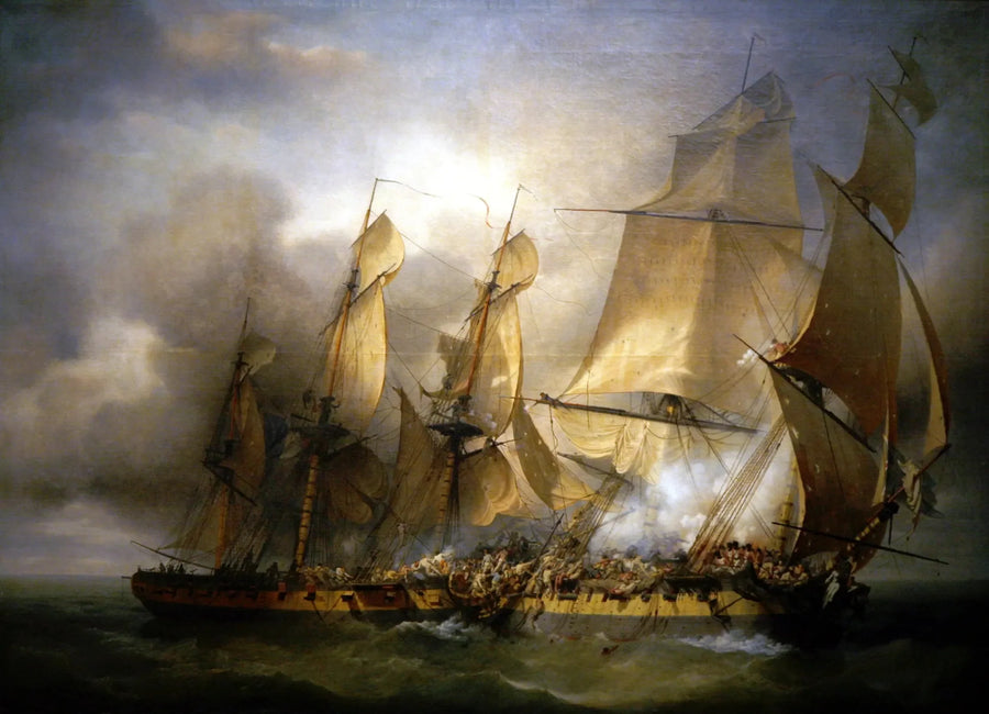 Kampen ved La Bayonnaise mod Baghold - Louis-Philippe Crépin