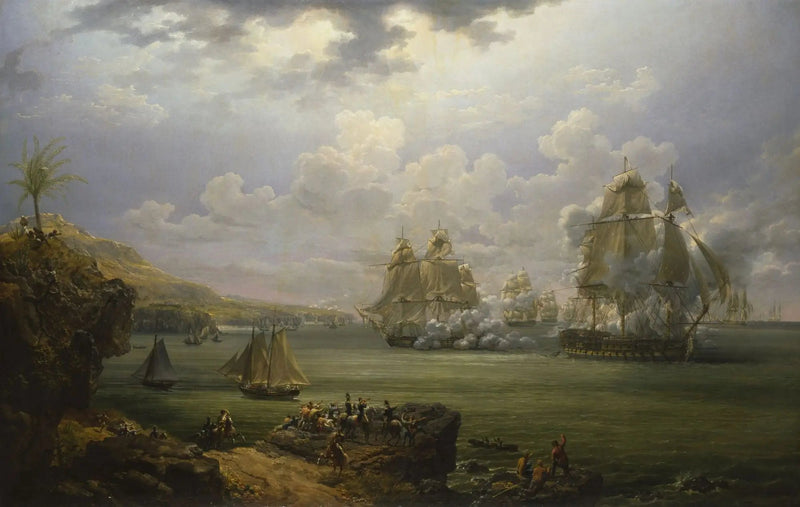 Kampen mellem Poursuivante og Hercules - Louis-Philippe Crépin