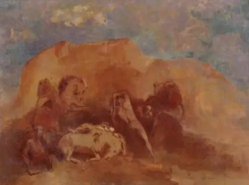 Hestevæddeløb - Odilon Redon
