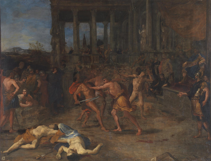 Gladiatorkampe - Giovanni Lanfranco