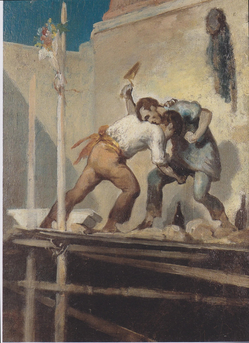 Bekæmpe murerne - Honoré Daumier