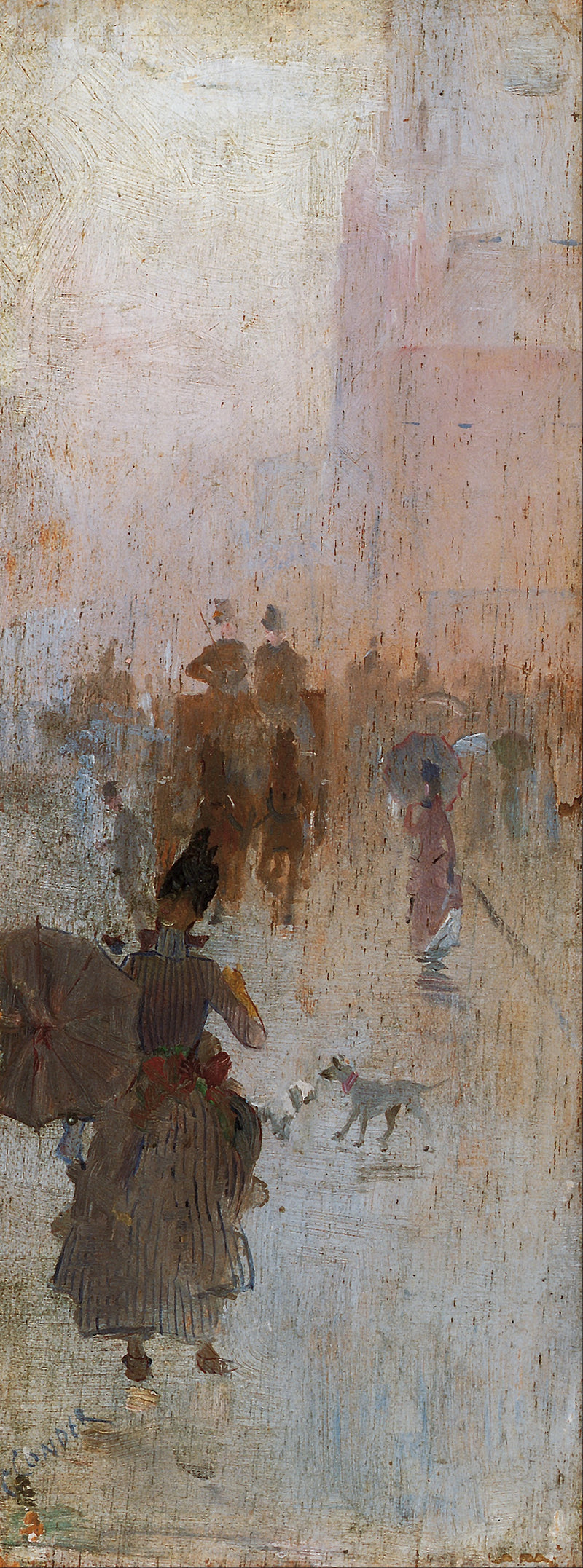 Hvordan mistede vi den stakkels Flossie? - Charles Conder