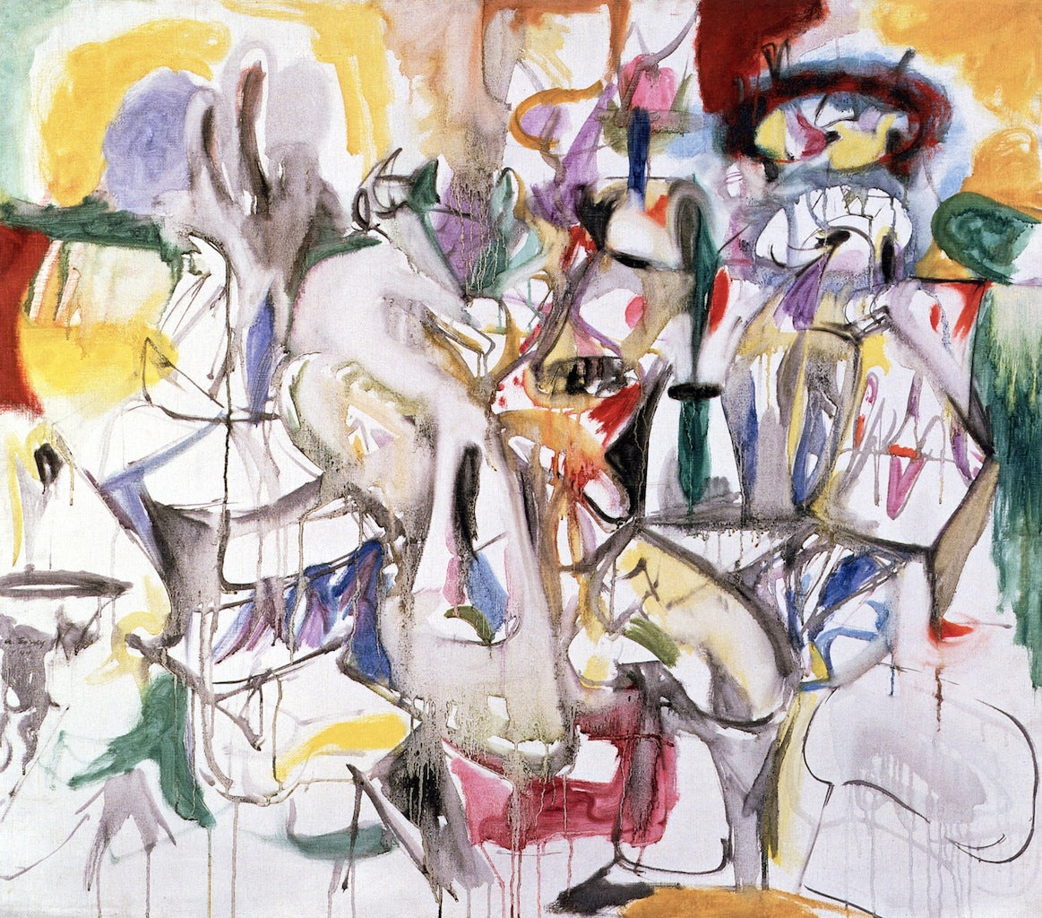 Comment le tablier brodé de ma mère s'intègre à ma vie - Arshile Gorky image 1 copie peinte à la main à l’huile