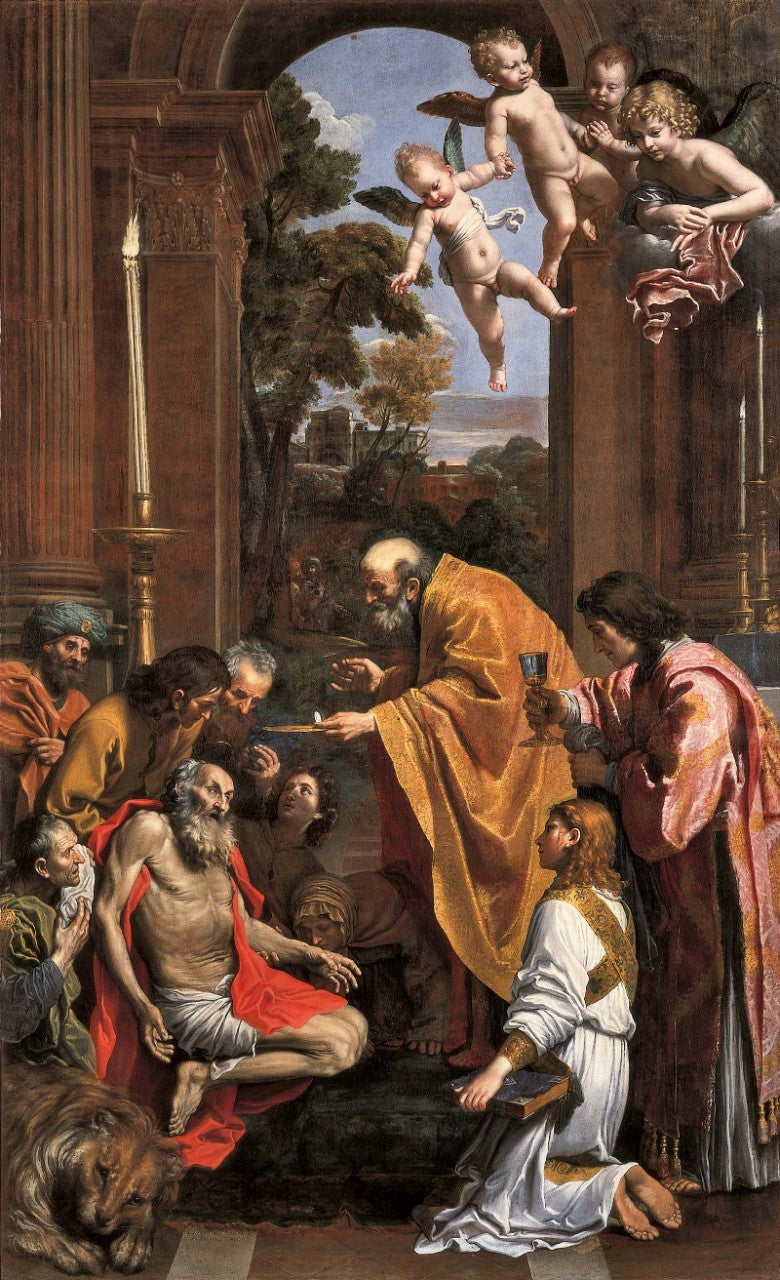 Kommunion af Sankt Jerome - Domenichino