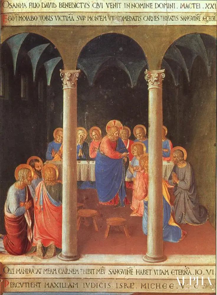 Communion des Apôtres - Fra Angelico - Reproductions de tableaux et peintures haut de gamme