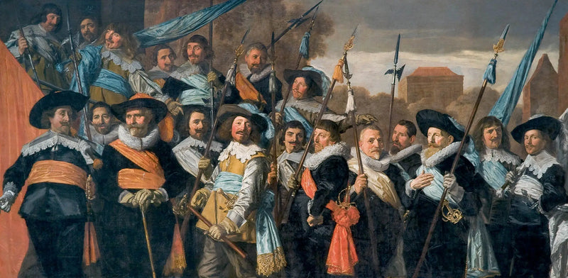 bourgeois militærkompagnie af musketérerne i Haarlem 1639 - Frans Hals