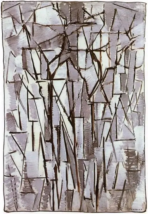 Komposition Træer II - Piet Mondrian