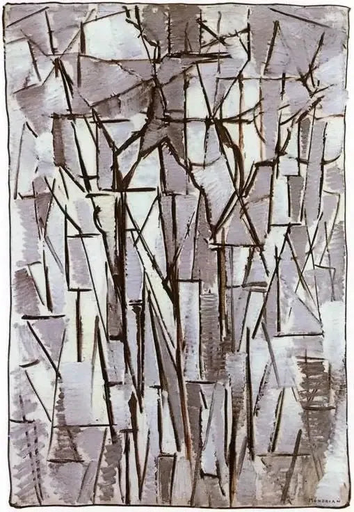 Komposition Træer II - Piet Mondrian
