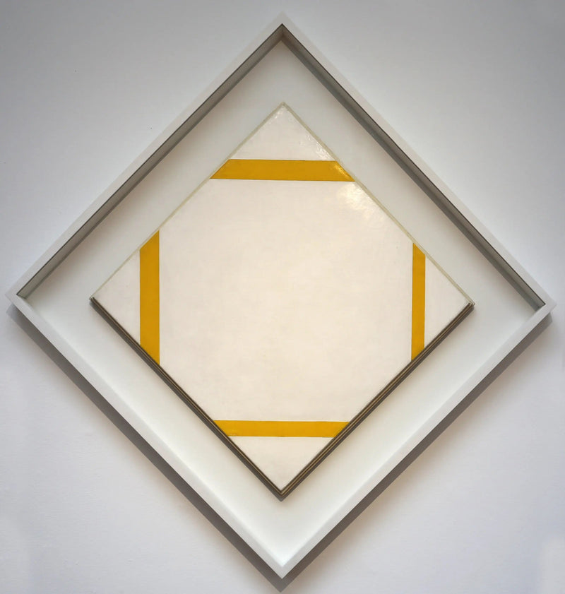 Komposition med gule linjer - Piet Mondrian