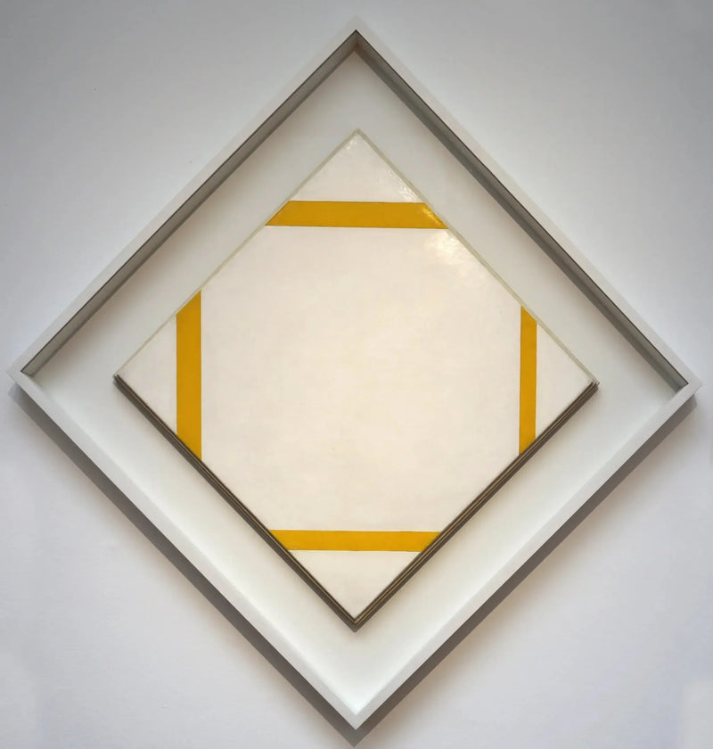 Komposition med gule linjer - Piet Mondrian